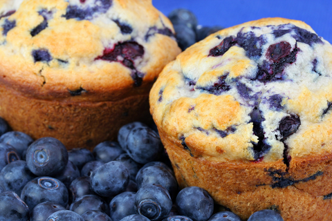 Grain-Free Blueberry Muffins