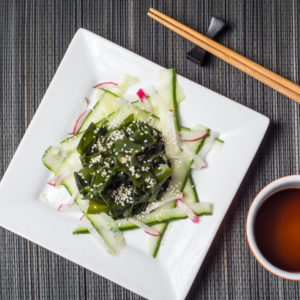 Cucumber Citrus Seaweed Salad