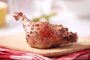 Apricot-Glazed Roast Duck